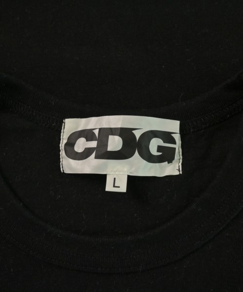 CDG（シーディージー）Tシャツ・カットソー 黒 サイズ:L メンズ/2200619970130
