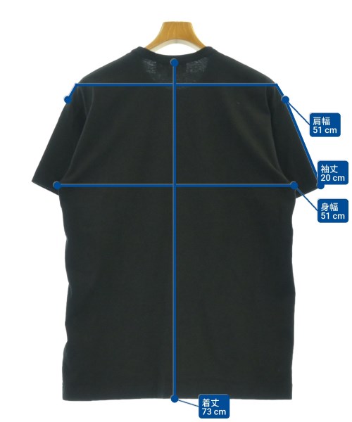 CDG（シーディージー）Tシャツ・カットソー 黒 サイズ:XXL メンズ/2200620455077