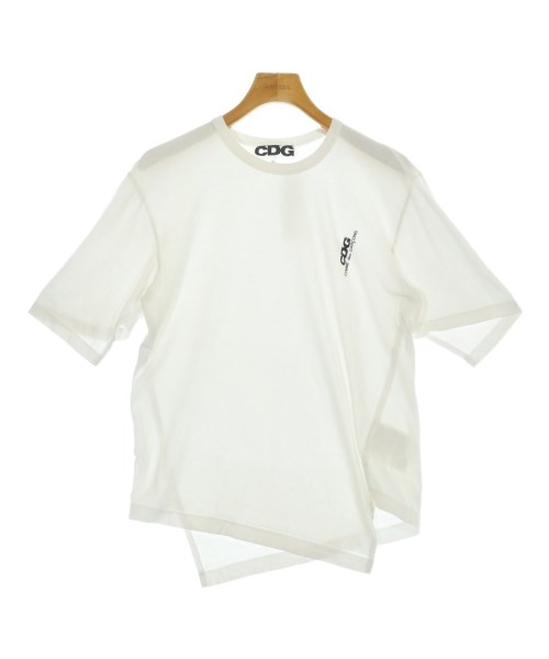 CDG(シーディージー)Tシャツ・カットソー 白 サイズ:XL/2200602617110
