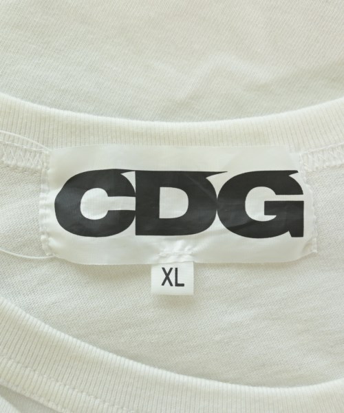 CDG（シーディージー）Tシャツ・カットソー 白 サイズ:XL メンズ/2200602617110