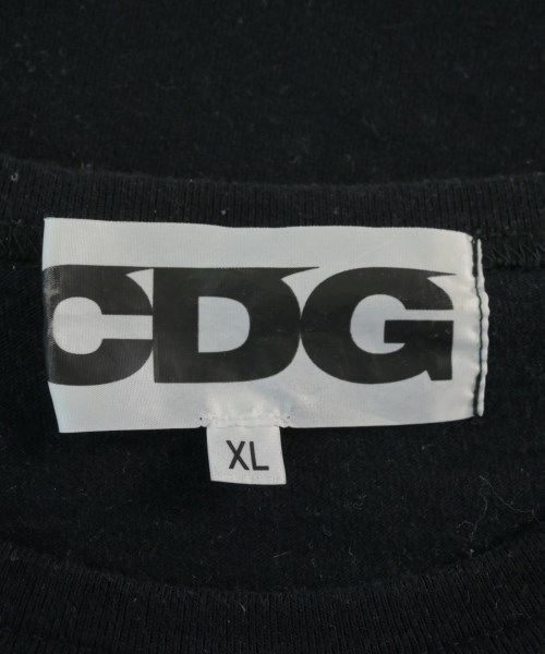 CDG（シーディージー）Tシャツ・カットソー 黒 サイズ:XL メンズ/2200672498121