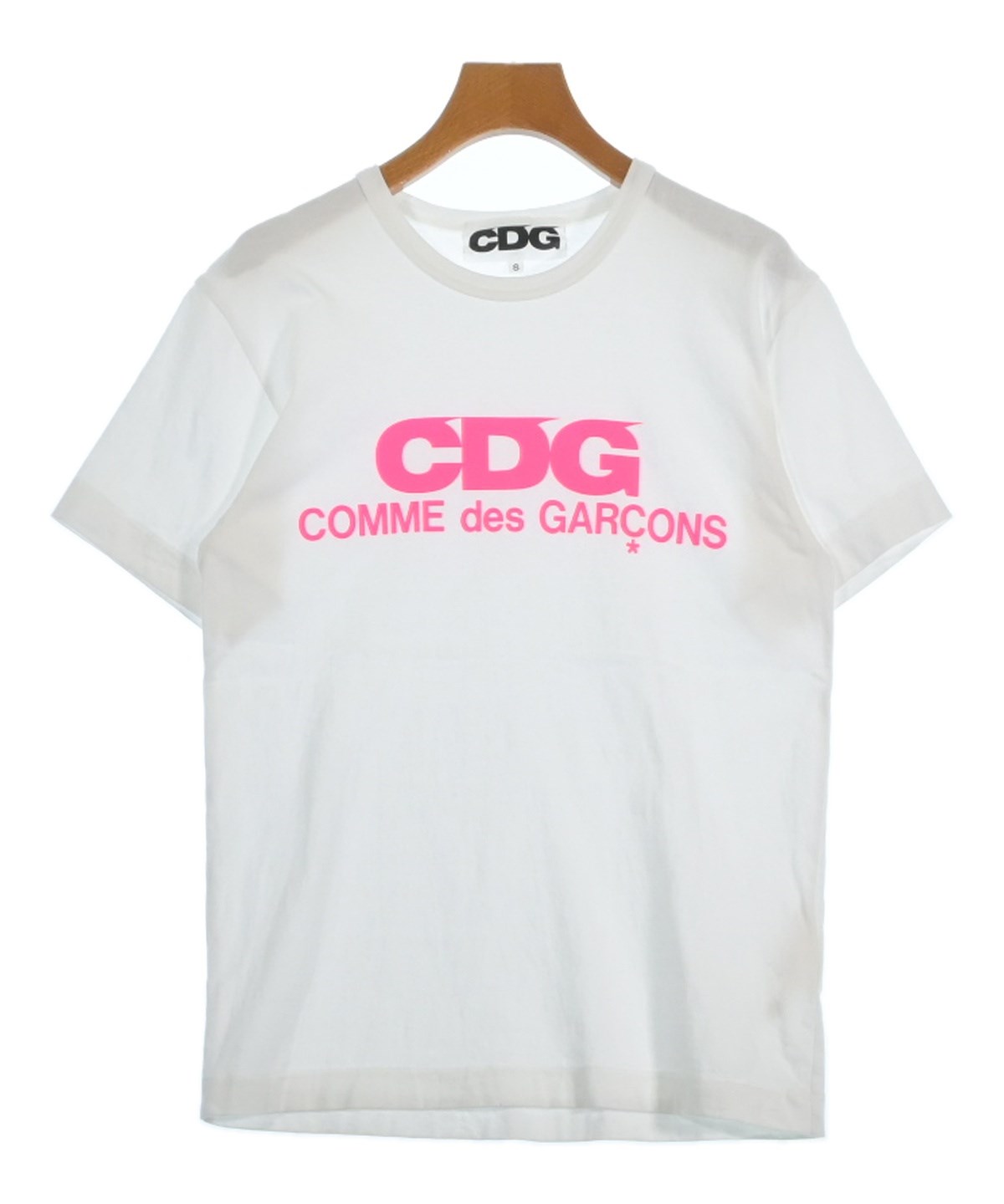 CDG シーディージー Tシャツ・カットソー S 白 【古着】【中古】【送料無料】 CDG CDG Tシャツ・カットソー メンズ シーディージー 中古 古着