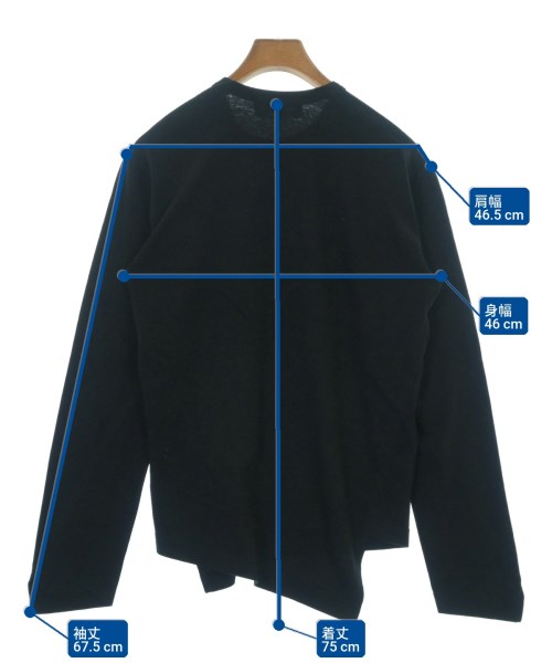 CDG（シーディージー）Tシャツ・カットソー 黒 サイズ:XL メンズ/2200675873116