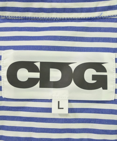 CDG（シーディージー）カジュアルシャツ 青 サイズ:L メンズ/2200675873123