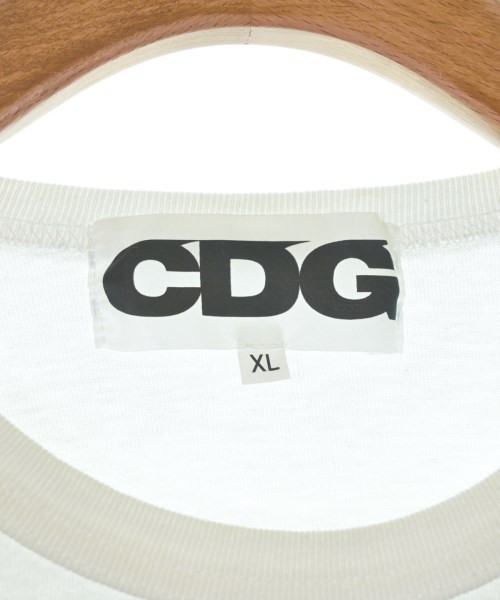 CDG（シーディージー）Tシャツ・カットソー 白 サイズ:XL メンズ/2200675873130