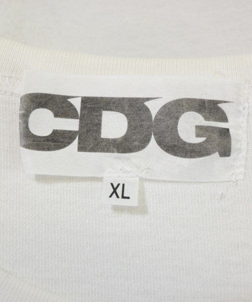 CDG（シーディージー）Tシャツ・カットソー 白 サイズ:XL メンズ/2200678568064