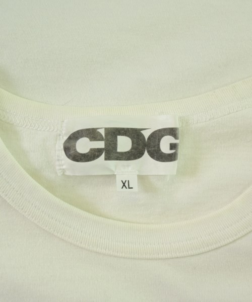 CDG（シーディージー）Tシャツ・カットソー 白 サイズ:XL メンズ/2200678568071