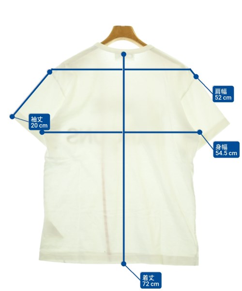 CDG（シーディージー）Tシャツ・カットソー 白 サイズ:XL メンズ/2200678568071