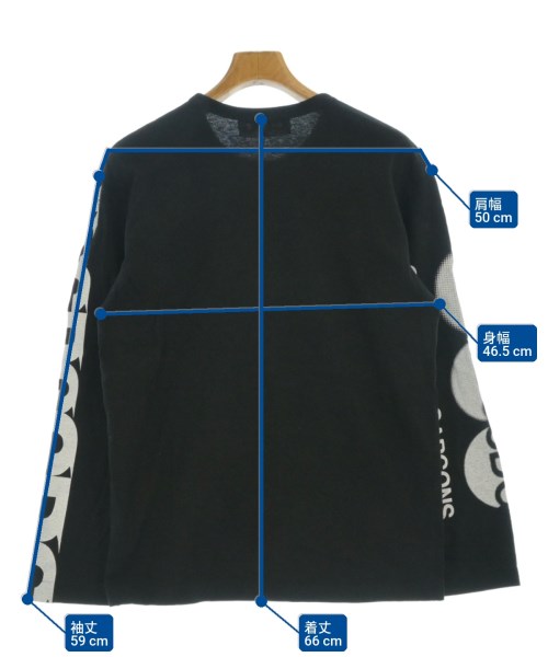 CDG（シーディージー）Tシャツ・カットソー 黒 サイズ:L メンズ/2200679013013