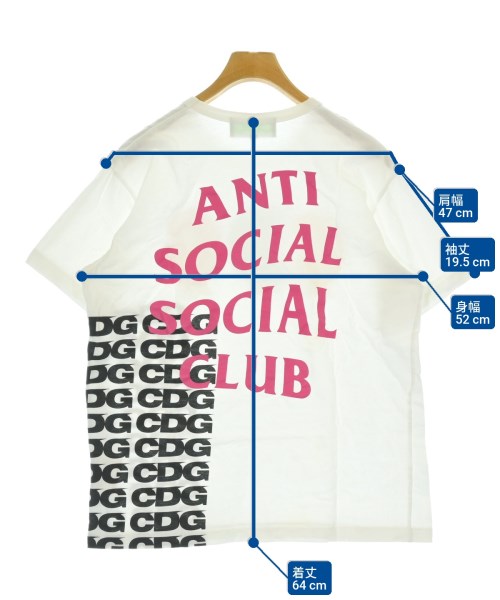 CDG（シーディージー）Tシャツ・カットソー 白 サイズ:XL メンズ/2200680240163