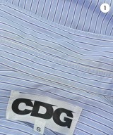 CDG（シーディージー）カジュアルシャツ 青 サイズ:S メンズ/2200681219076