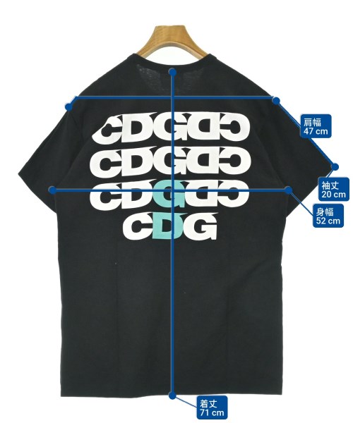 CDG（シーディージー）Tシャツ・カットソー 黒 サイズ:XL メンズ/2200694257041