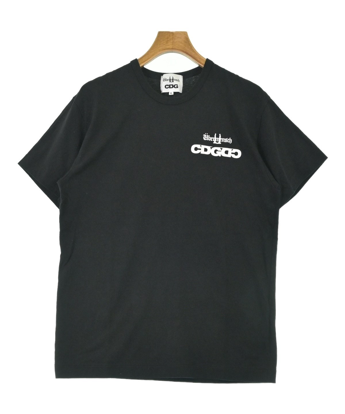 CDG（シーディージー）Tシャツ・カットソー 黒 サイズ:XL メンズ