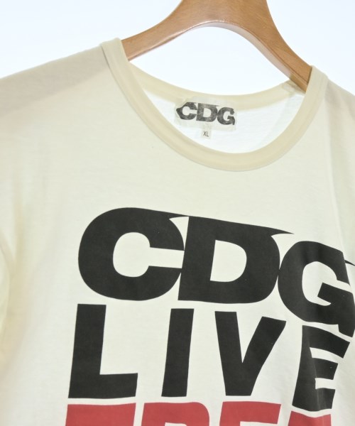 CDG（シーディージー）Tシャツ・カットソー 白 サイズ:XL メンズ/2200697426055
