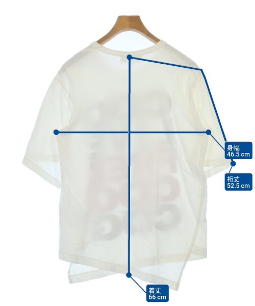 CDG（シーディージー）Tシャツ・カットソー 白 サイズ:XL メンズ/2200697426055