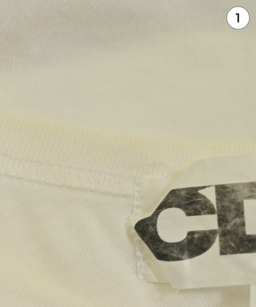 CDG（シーディージー）Tシャツ・カットソー 白 サイズ:XL メンズ/2200697426055