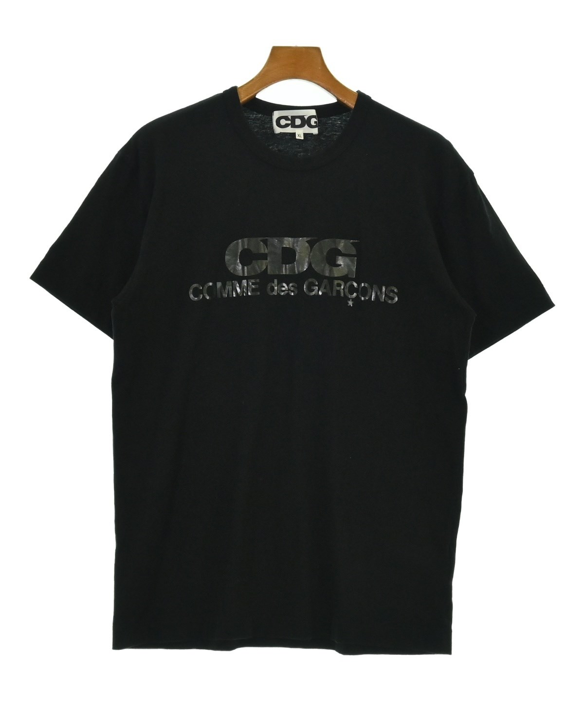 CDG（シーディージー）Tシャツ・カットソー 黒 サイズ:XL メンズ