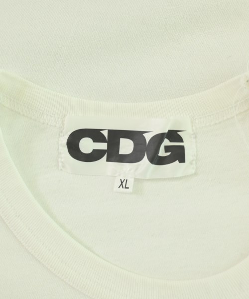 CDG（シーディージー）Tシャツ・カットソー 白 サイズ:XL メンズ/2200699557047