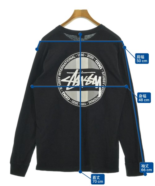 STUSSY（ステューシー）Tシャツ・カットソー 黒 サイズ:M メンズ/2200656251087