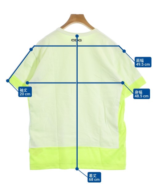 CDG（シーディージー）Tシャツ・カットソー 白 サイズ:XL メンズ/2200638308143
