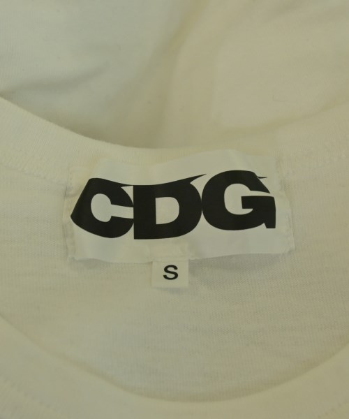 CDG（シーディージー）Tシャツ・カットソー 白 サイズ:S レディース/2200658380020