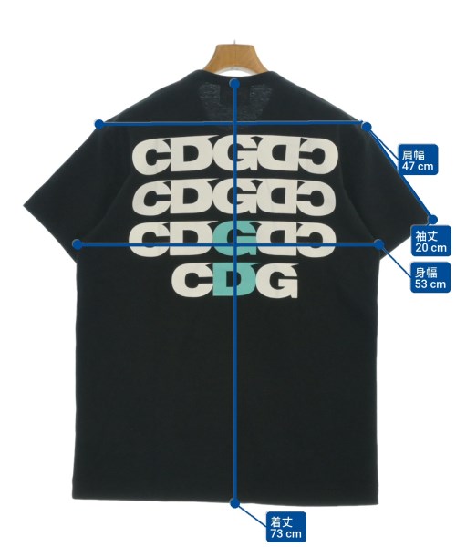 CDG（シーディージー）Tシャツ・カットソー 黒 サイズ:XL メンズ/2200662435013