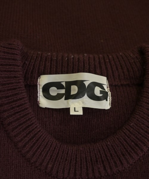CDG（シーディージー）ニット・セーター 赤 サイズ:L メンズ/2200710696014