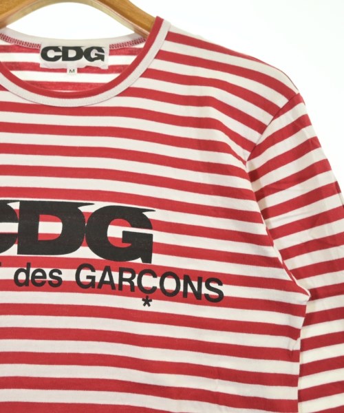 CDG（シーディージー）Tシャツ・カットソー 赤 サイズ:M メンズ/2200704701700