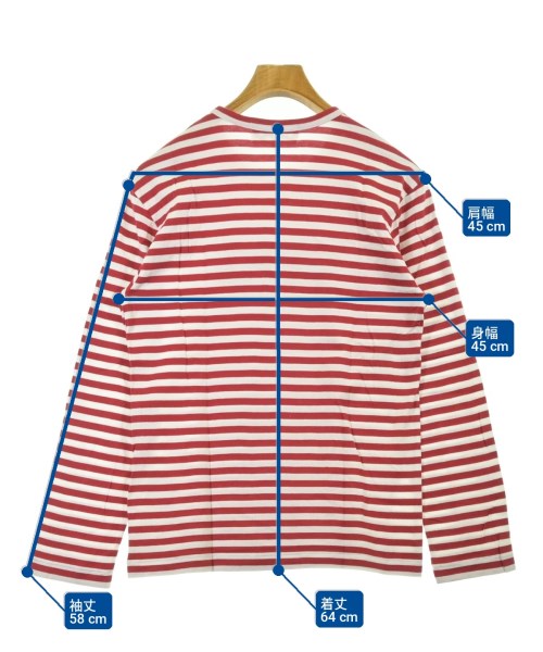 CDG（シーディージー）Tシャツ・カットソー 赤 サイズ:M メンズ/2200704701700