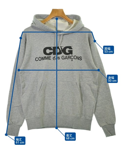 GOOD DESIGN SHOP COMME des GARCONS（グッドデザインショップコムデギャルソン）パーカー グレー サイズ:M メンズ/2200711855083