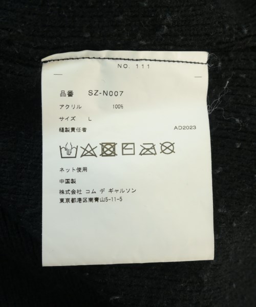 CDG（シーディージー）ニット・セーター 黒 サイズ:L メンズ/2200712455053