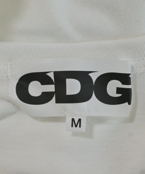 CDG（シーディージー）Tシャツ・カットソー 白 サイズ:M メンズ/2200714612065