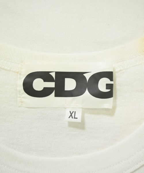 CDG（シーディージー）Tシャツ・カットソー 白 サイズ:XL メンズ/2200715853030