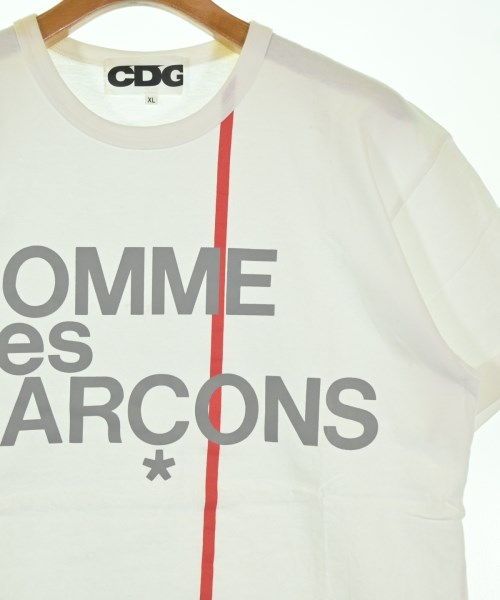 CDG（シーディージー）Tシャツ・カットソー 白 サイズ:XL メンズ/2200715853030