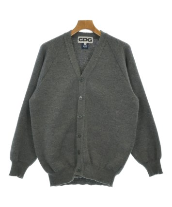 COMME des GARCONS CDG シーディージー　ニットカーディガン CDG（シーディージー）カーディガン グレー サイズ:XL メンズ