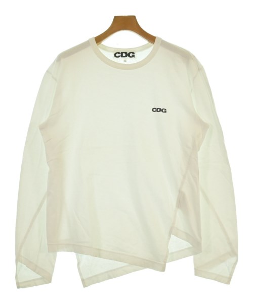 CDG(シーディージー)Tシャツ・カットソー 白 サイズ:L/2200646265223