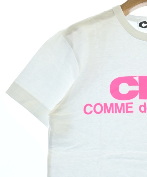 CDG（シーディージー）Tシャツ・カットソー 白 サイズ:S レディース/2200641443091