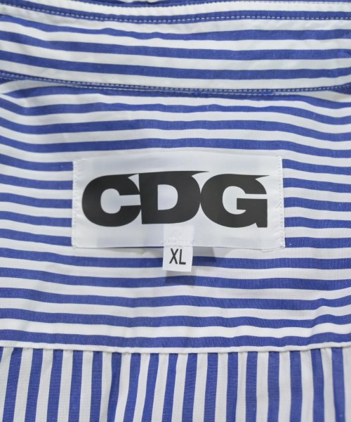 CDG（シーディージー）カジュアルシャツ 青 サイズ:XL メンズ/2200650157040