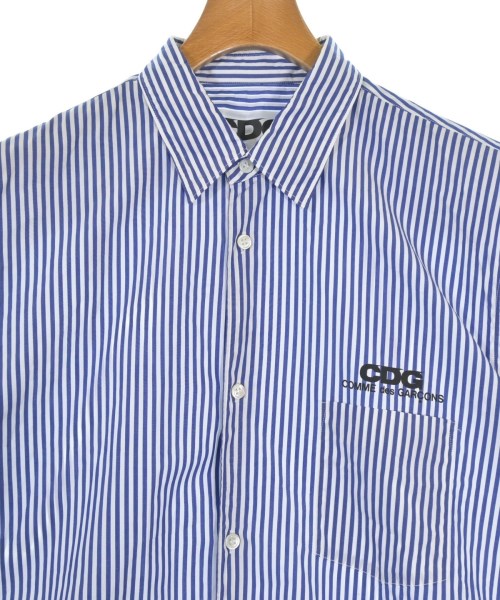 CDG（シーディージー）カジュアルシャツ 青 サイズ:XL メンズ/2200650157040