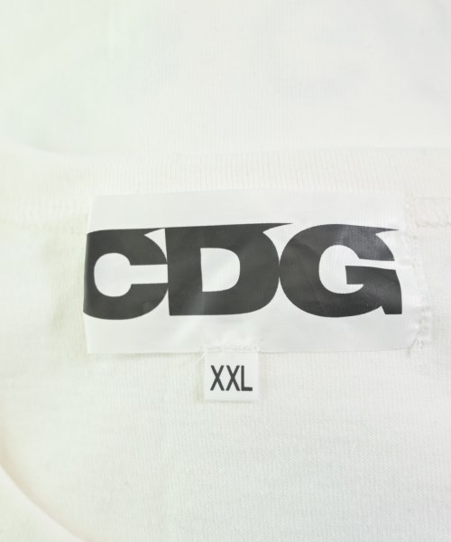 CDG（シーディージー）Tシャツ・カットソー 白 サイズ:XXL メンズ/2200650341173
