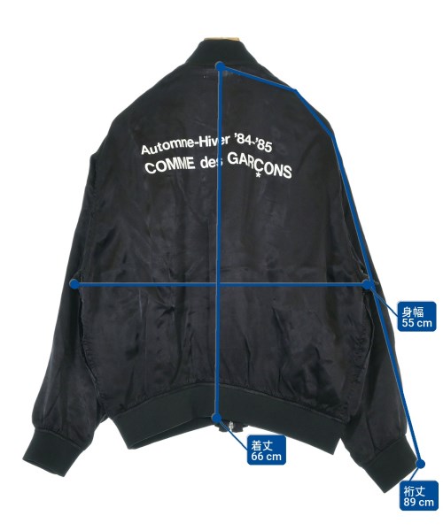 CDG（シーディージー）ミリタリーブルゾン 黒 サイズ:XL メンズ/2200651368018