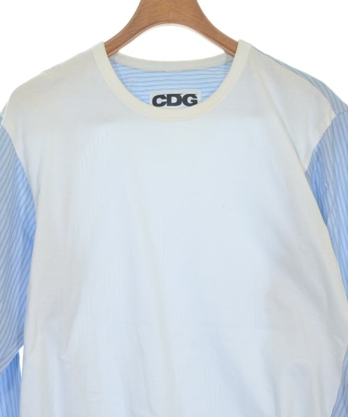 CDG（シーディージー）Tシャツ・カットソー 白 サイズ:L メンズ/2200651590013