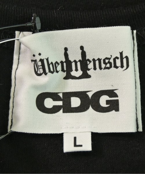 CDG（シーディージー）Tシャツ・カットソー 黒 サイズ:L メンズ/2200652463118