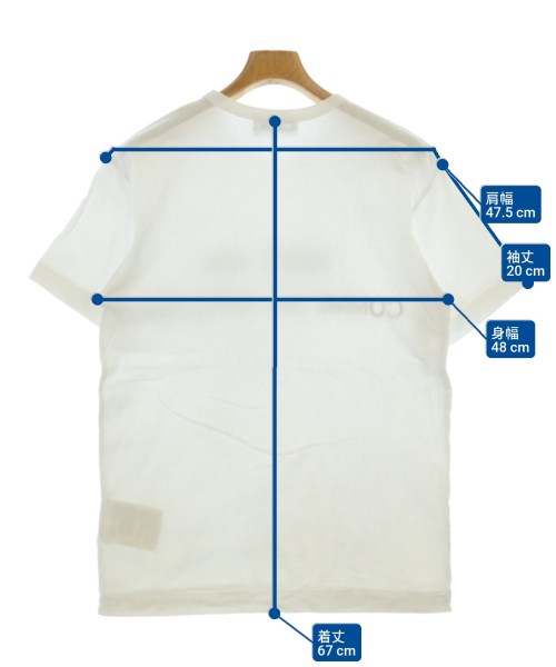 CDG（シーディージー）Tシャツ・カットソー 白 サイズ:L メンズ/2200654491089