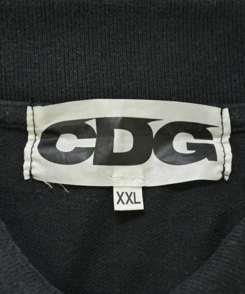 CDG（シーディージー）ポロシャツ 黒 サイズ:XL メンズ/2200702923029