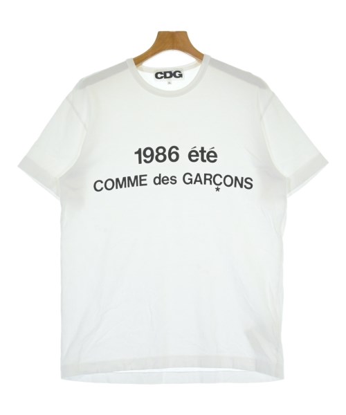 CDG(シーディージー)Tシャツ・カットソー 白 サイズ:XL/2200703014023