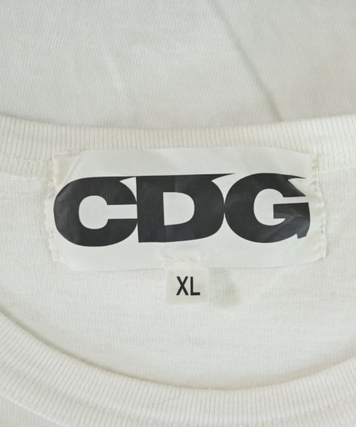 CDG（シーディージー）Tシャツ・カットソー 白 サイズ:XL メンズ/2200703014023