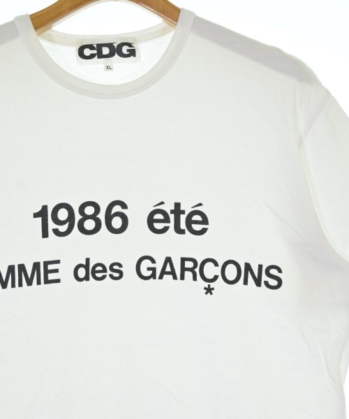 CDG（シーディージー）Tシャツ・カットソー 白 サイズ:XL メンズ/2200703014023