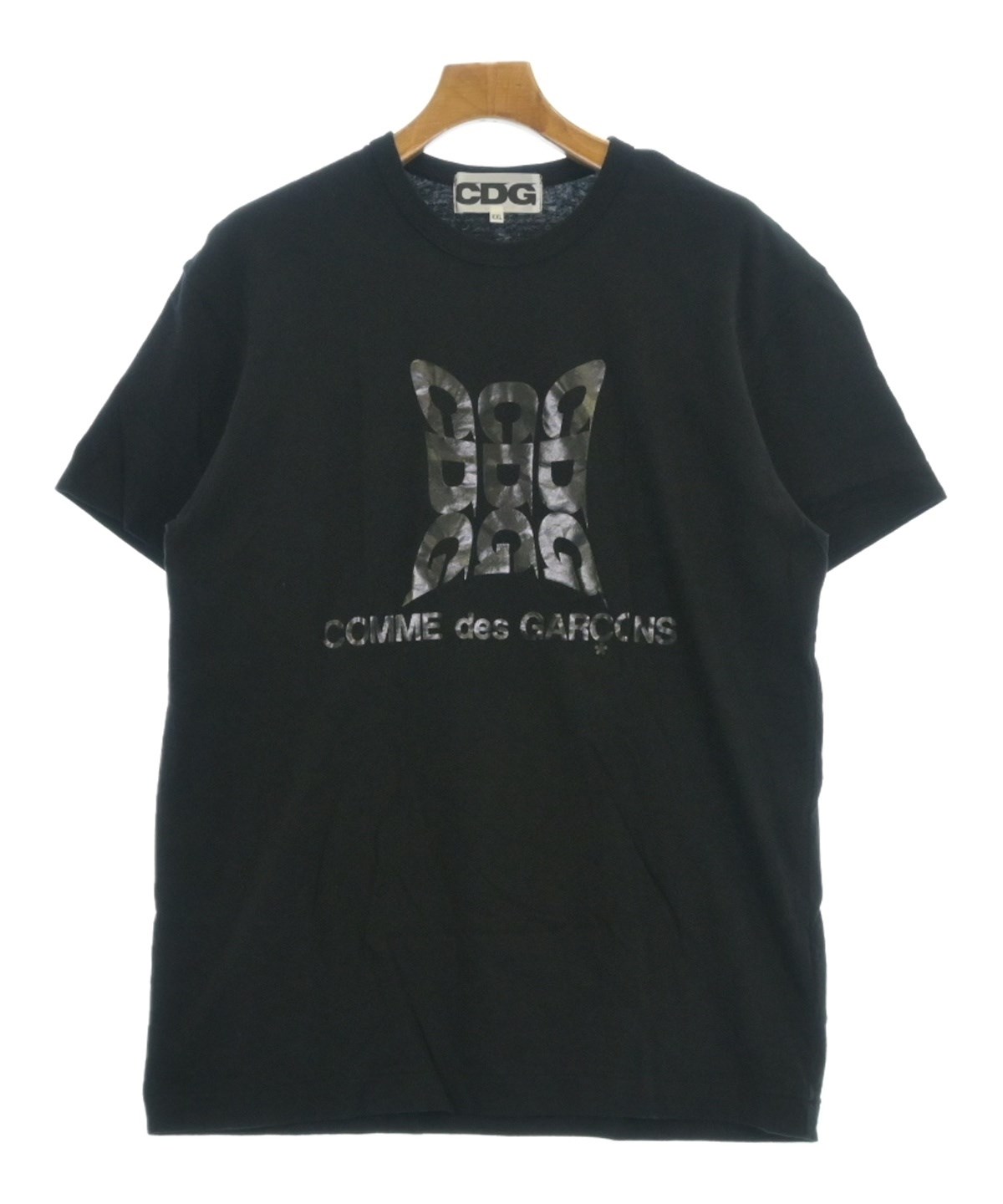 CDG（シーディージー）Tシャツ・カットソー 黒 サイズ:XXL メンズ
