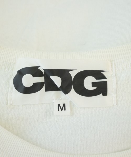 CDG（シーディージー）Tシャツ・カットソー 白 サイズ:M メンズ/2200700845125